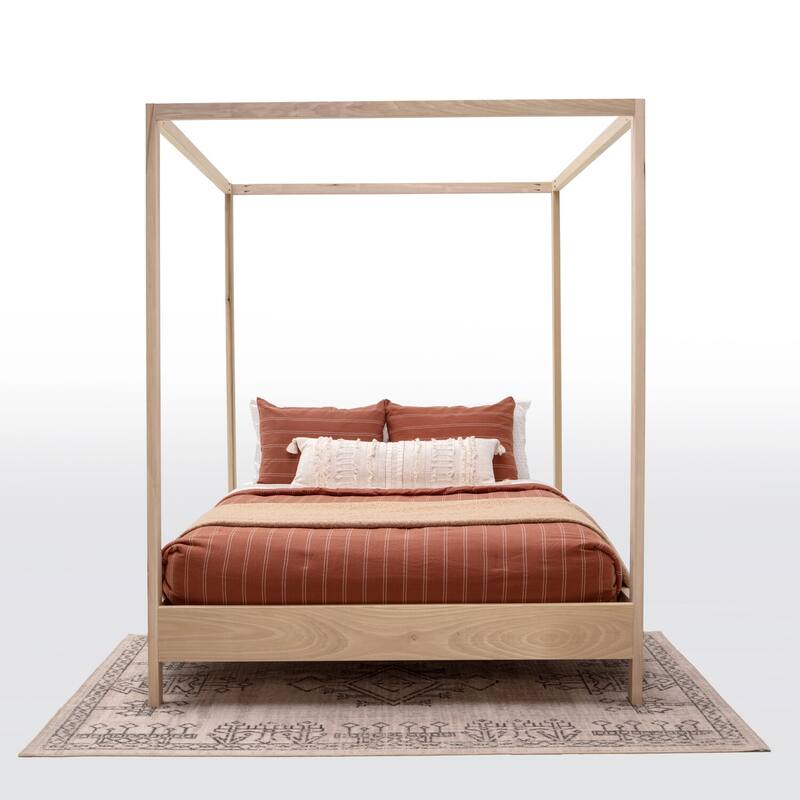 Modern Platform Bed - Solid Wood Bed Frame - Twin, Full, Queen, King Sizes