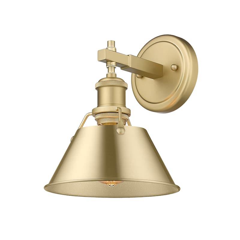 Orwell 1-Light Bath Vanity in Brushed Champagne Bronze - Gold