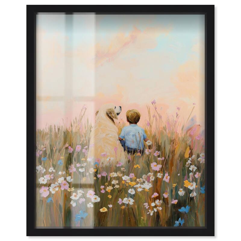 Sunset Companions Shadowbox by Art Remedy - Black - 24" x 30"