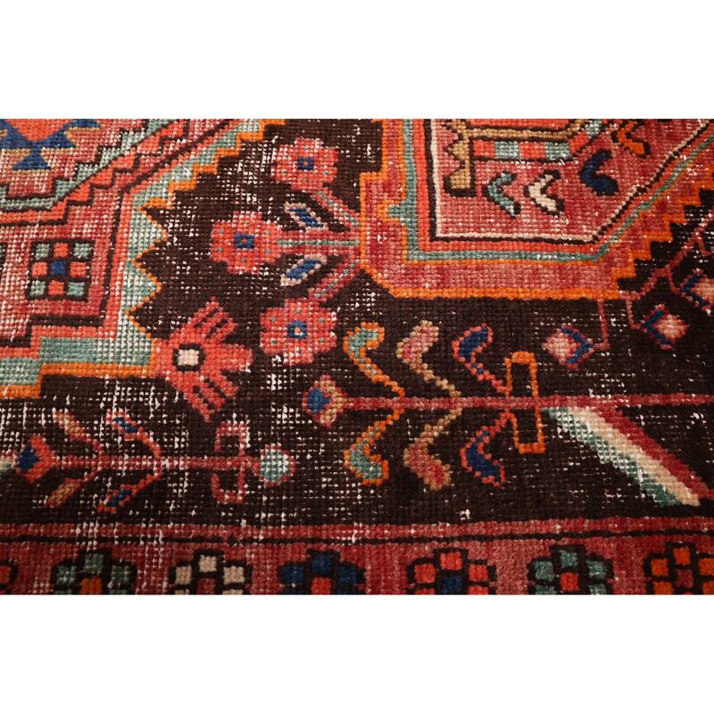 ECARPETGALLERY Hand-knotted Antalya Vintage Dark Brown Wool Rug - 3'10 x 6'4