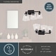 preview thumbnail 4 of 8, Wallingford 3-Light 22.5 inch Wide Bathroom Vanity Lighting Fixture, Clear Glass Shade, Dimmable, LED Compatible, Reversible