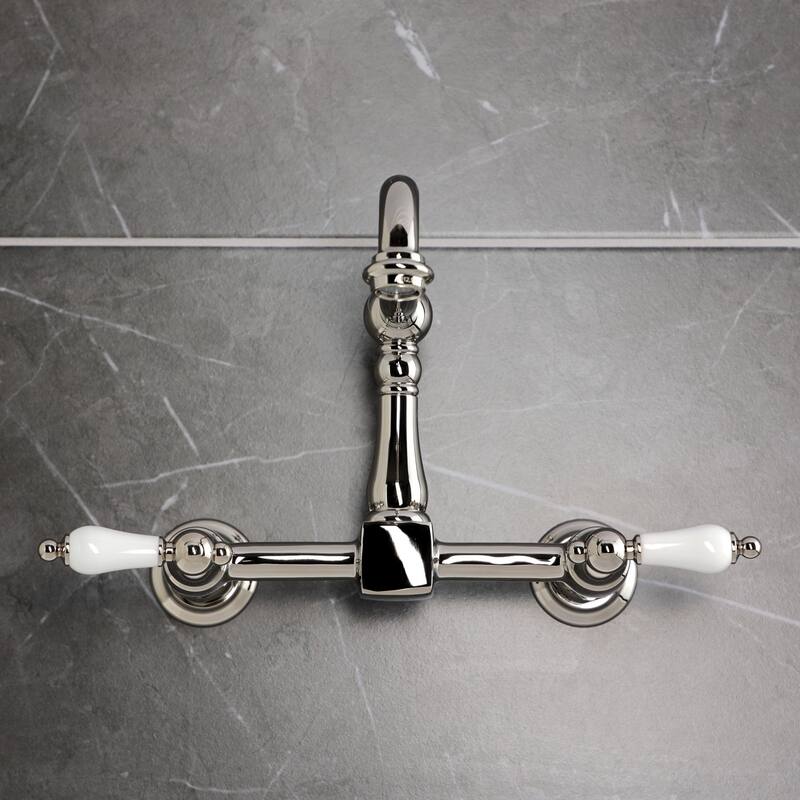 Heritage Two-Handle Wall Mount Bridge Kitchen Faucet