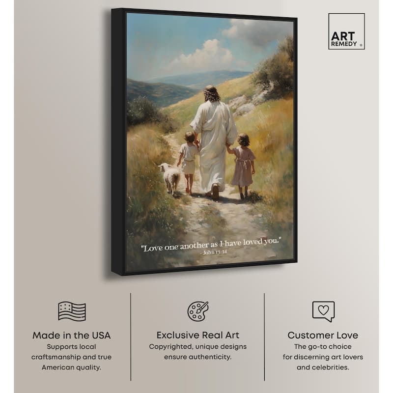 As I Have Loved You Canvas by Art Remedy