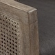 preview thumbnail 4 of 5, Uttermost Encore 23"W Rustic Beach Cane Counter Stool