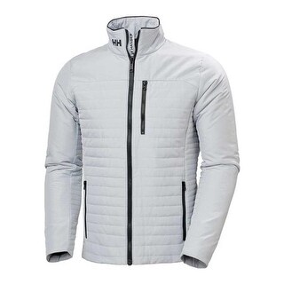 Shop Helly Hansen Men S Crew Insulator Jacket Grey Fog Overstock 31626651