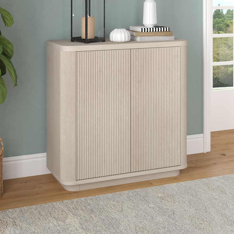Easton 32" Wide Rectangular Fluted Accent Cabinet - 32" Wide