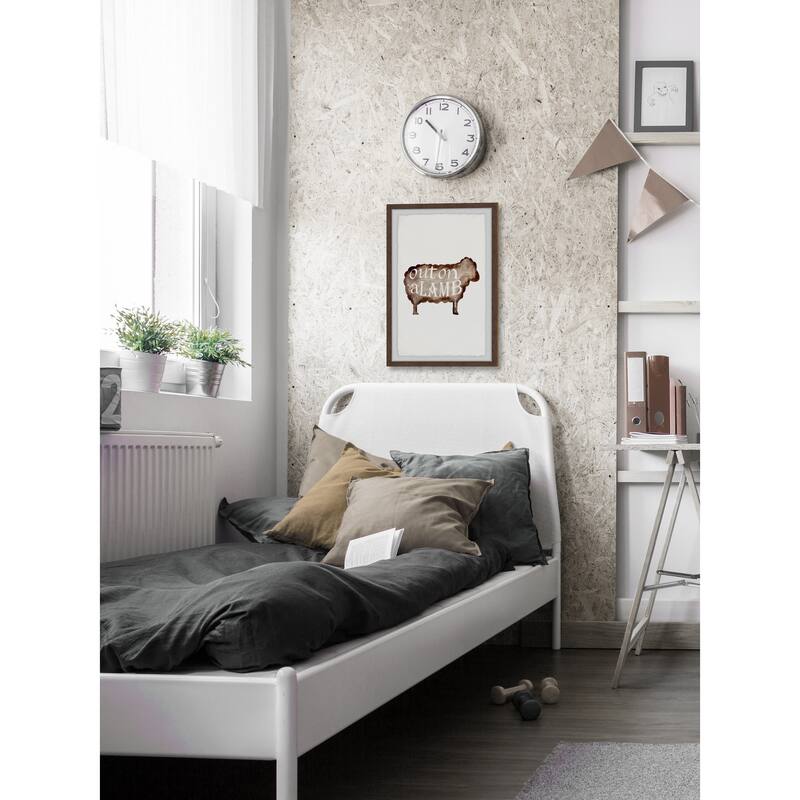 Punny Animal IV Framed Wall Art, Elegant Home Touch - Sophisticated Artwork for Refined Décor