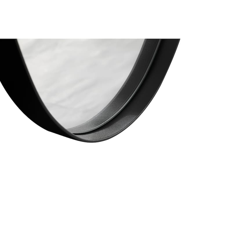 Modern Asymmetrical Large Metal Frame Mirror