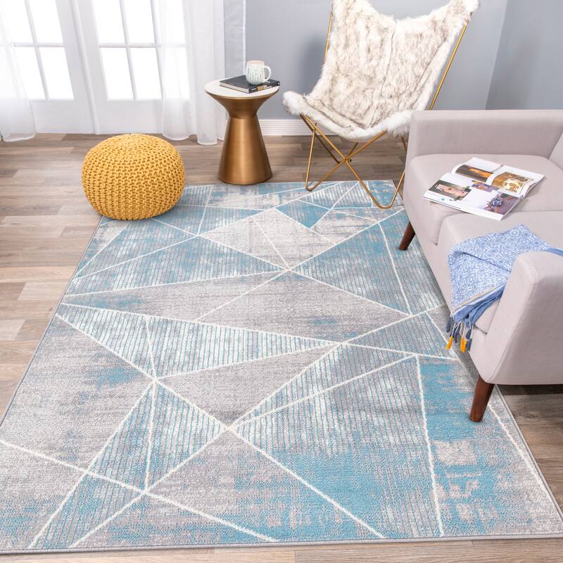 World Rug Gallery Geometric Modern Area Rug