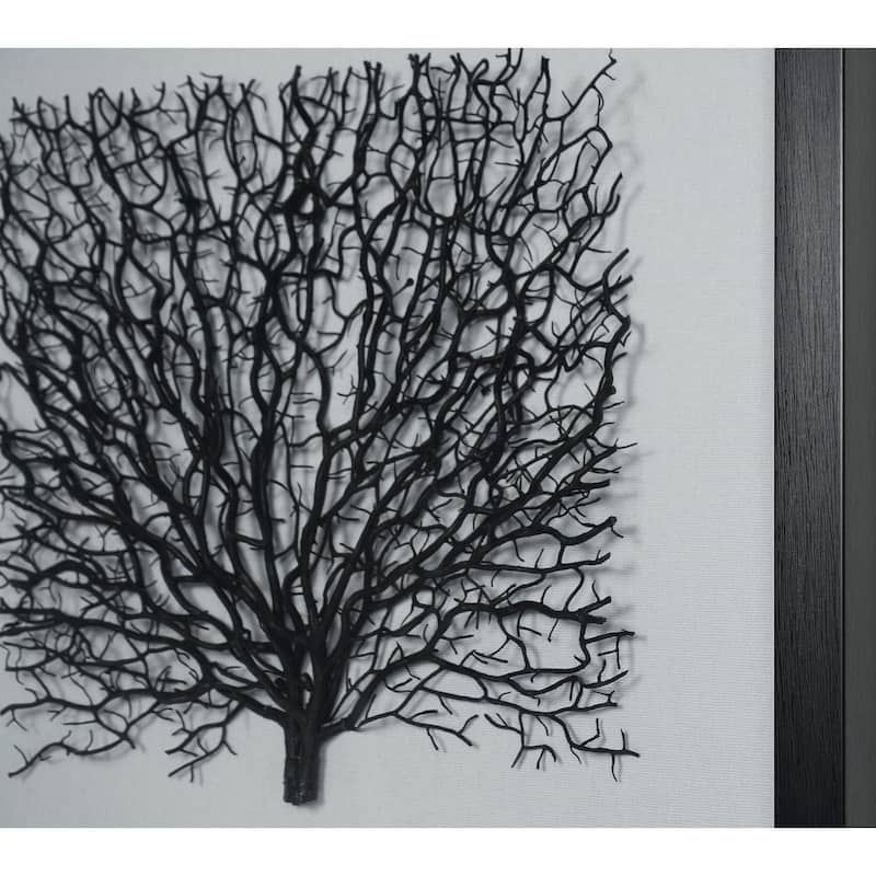 HUJI Withered Tree Shadow Box Wall Decor