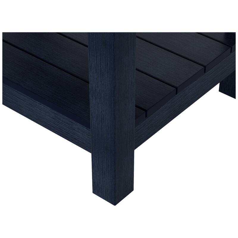 Vineyard HIPS Eco-Friendly Outdoor Modern Square All Weather Side Table