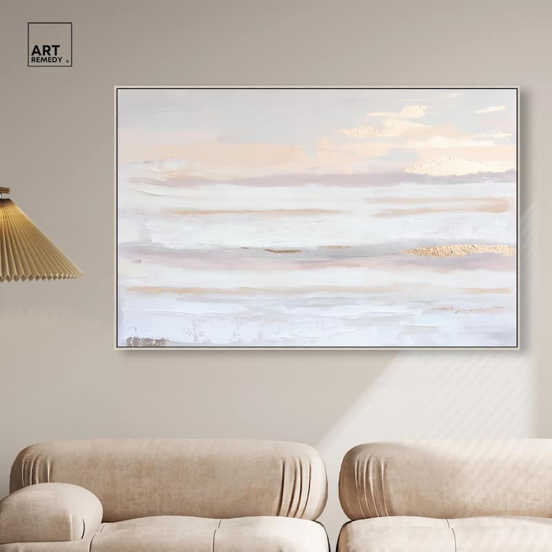 Gilded Dawn Canvas by Art Remedy
