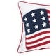preview thumbnail 2 of 2, American Flag Small Accent Pillow, 12" x 16"