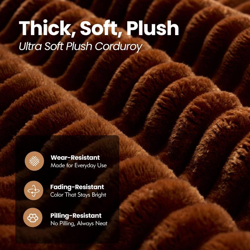 OVIOS Supreme Soft Fluffy Loveseat Sleeper Sofa