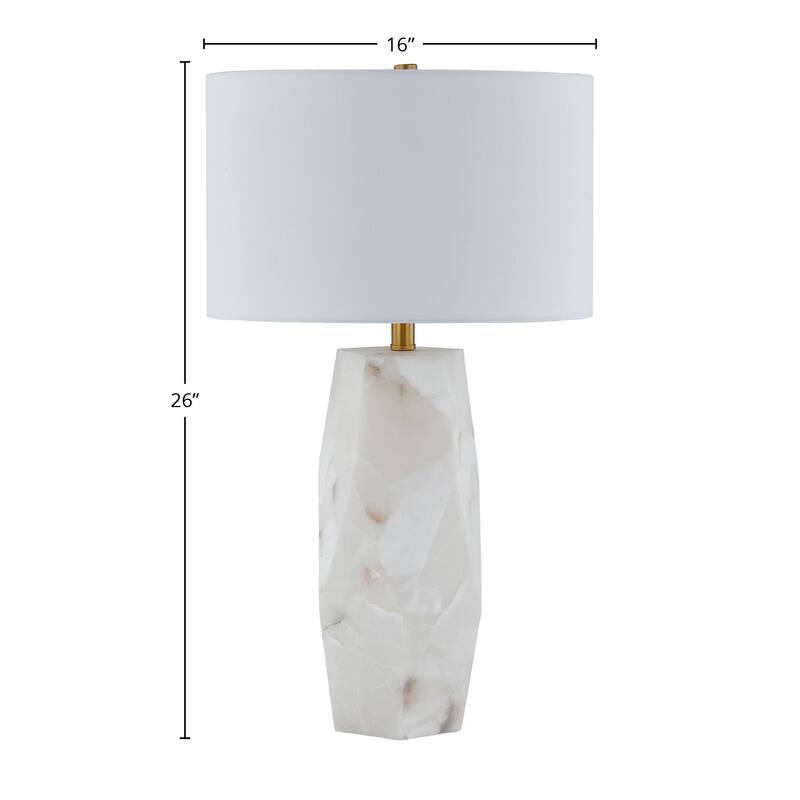 Audrey 28" Table Lamp with Linen Shade, White