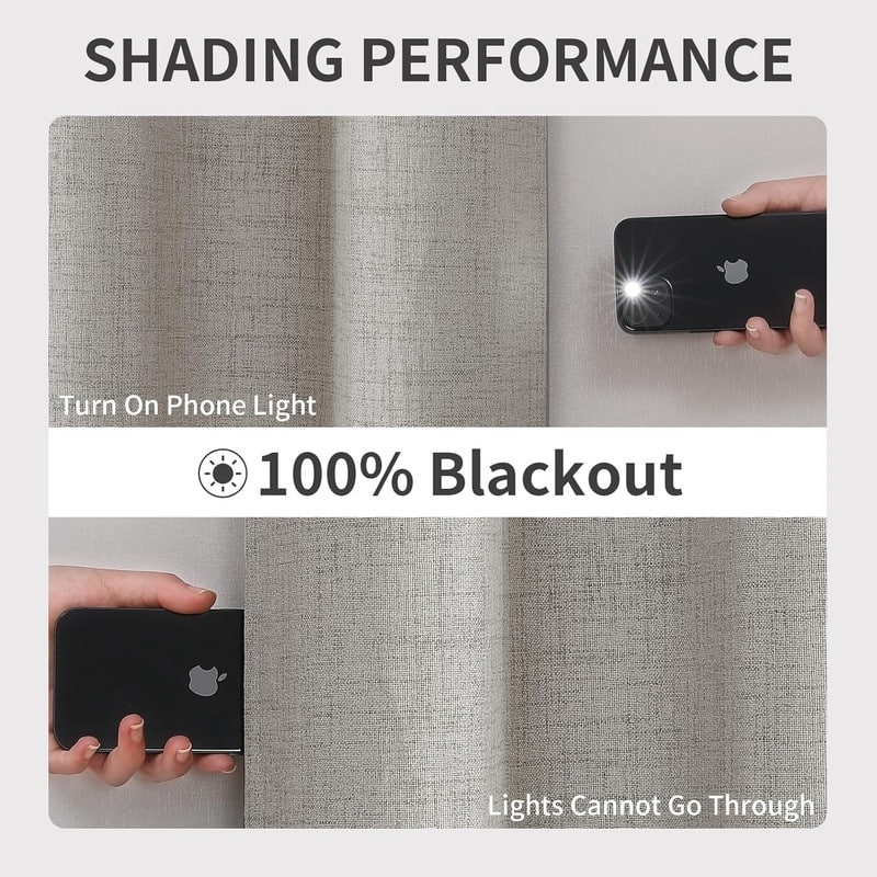 Blackout Curtains 120 Inches Long 2 Panels Burg, Room Darkening Curtains
