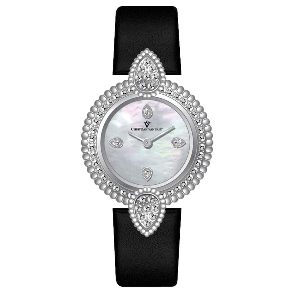 Christian Van Sant Women's Valor Silver Dial Watch - CV1273 - One Size
