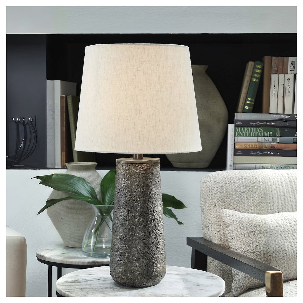 Signature Design by Ashley Chaston Bronze Table Lamp (Set of 2) - 12"W x 12"D x 24"H