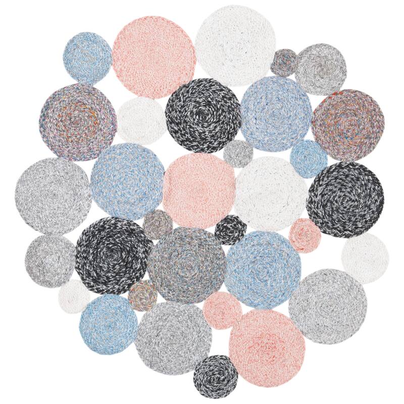 SAFAVIEH Handmade Cape Cod Zumrud Farmhouse Polyester Rug