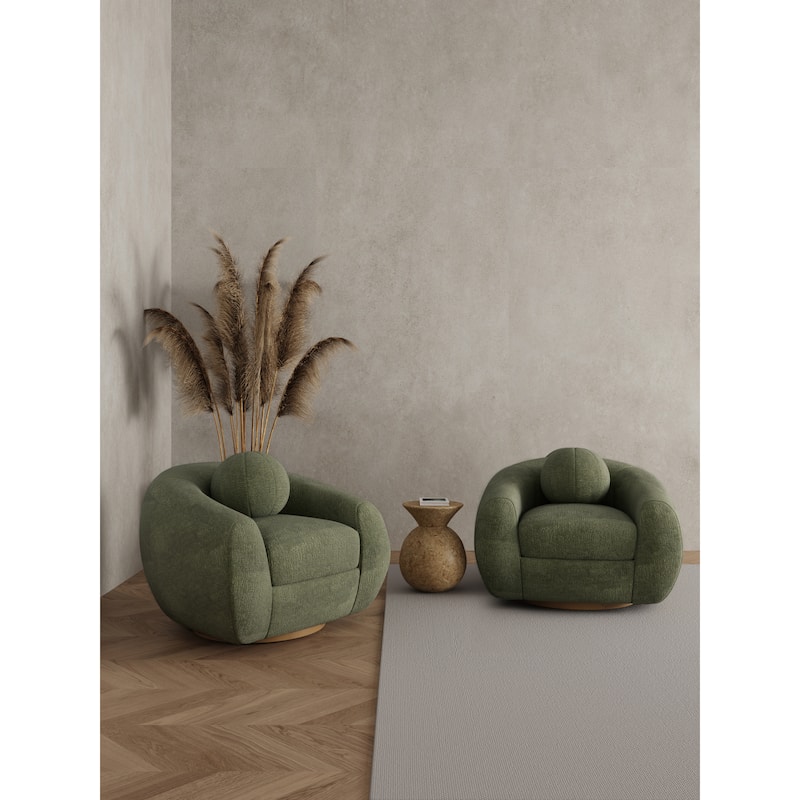 Manhattan Comfort Modern Tribeca Chenille Accent Chair