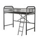 preview thumbnail 6 of 6, Metal Loft Bed with Innovative Space Saving Design (Twin Size)