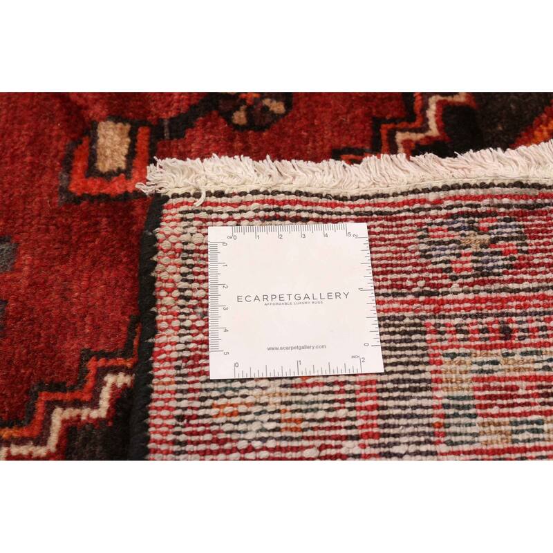 ECARPETGALLERY Hand-knotted Andelz Red Wool Rug - 4'8 x 8'6