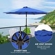 preview thumbnail 46 of 142, Holme 9-foot Steel Market Patio Umbrella with Tilt-and-Crank