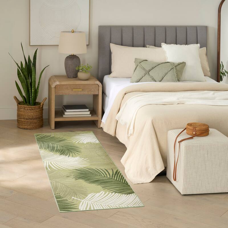 Nourison Suncoast Indoor/Outdoor Nature Area Rug.