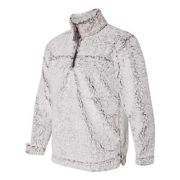 men's quarter zip sherpa pullover