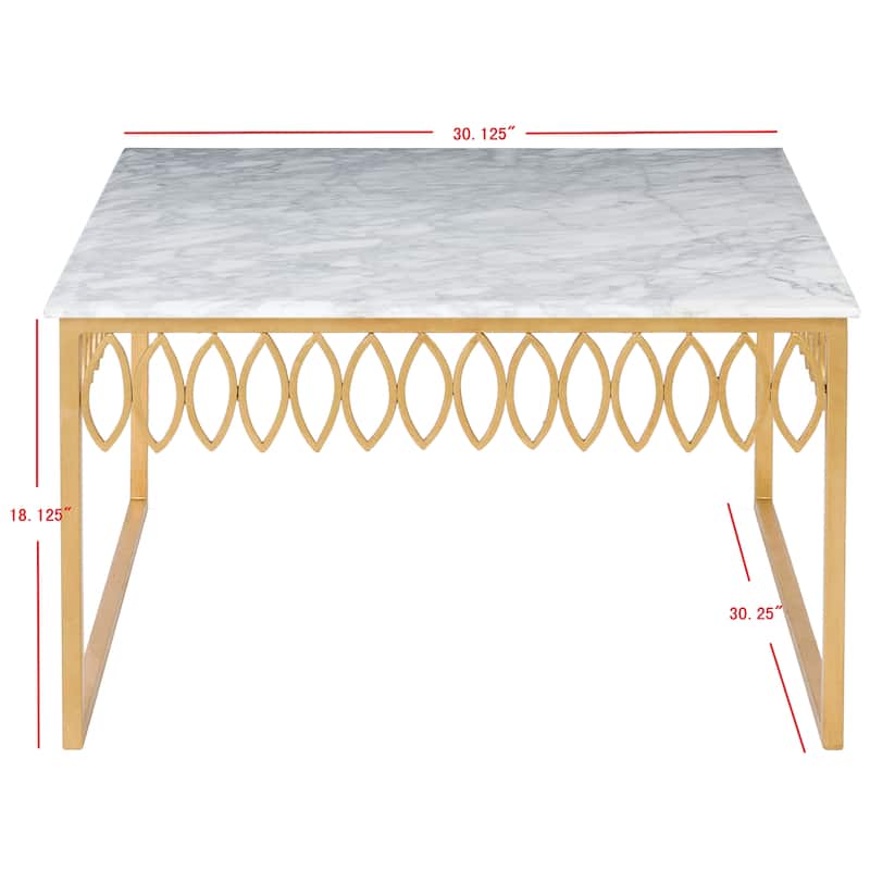 SAFAVIEH Home Natalia Cocktail Table - 31"W x 31"D x 20"H