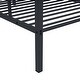 preview thumbnail 20 of 31, Twin Over Twin Metal Bunk Bed, Low Profile, Ladder, High Guardrail