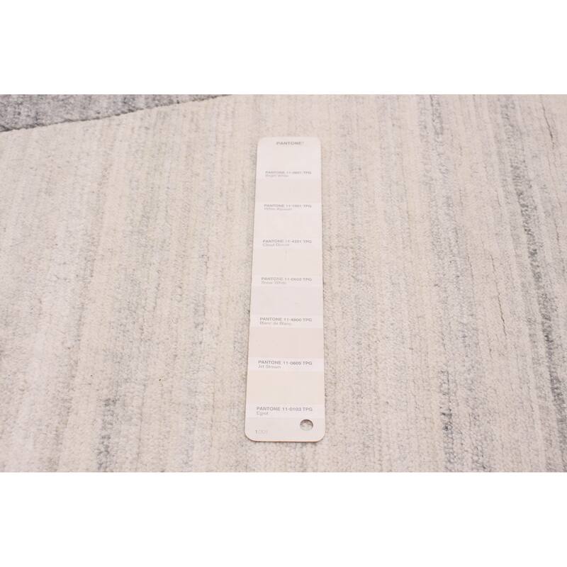 ECARPETGALLERY Hand-knotted Alma Ivory Wool Rug - 8'1 x 10'0