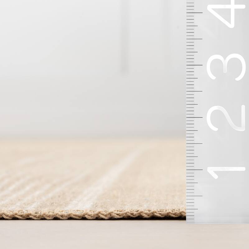 NuLOOM Anaya Striped Jute Area Rug