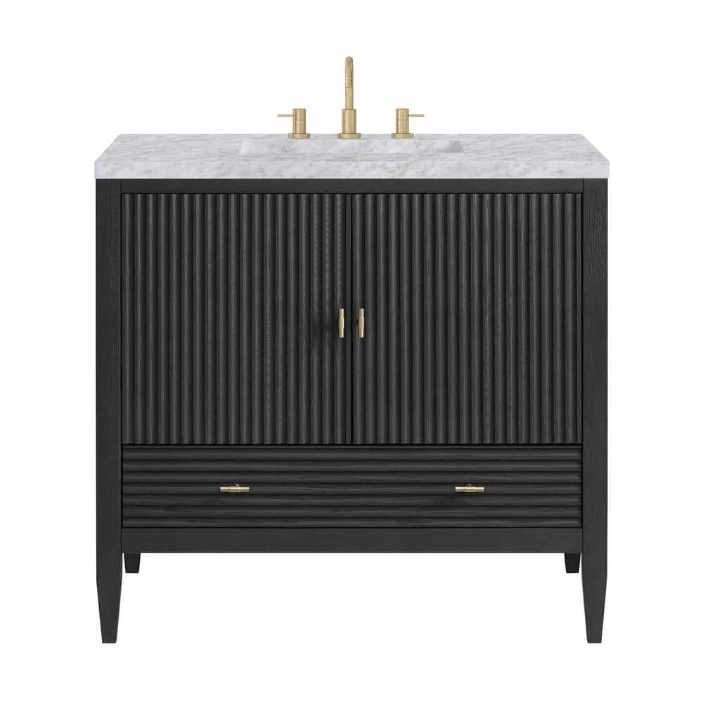 James Martin Vanities 485-V36-3CAR Myrrin 36" Single Basin Wood Vanity