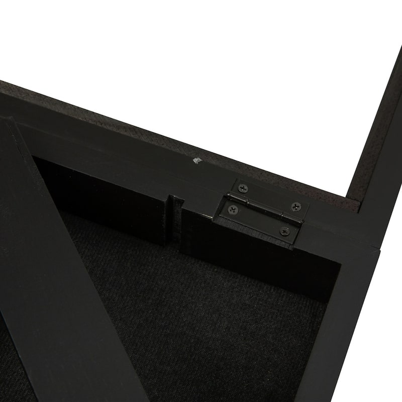 Wooden Medals Display Case with Removable Shelves