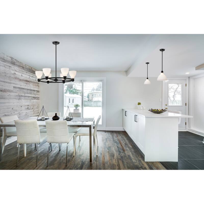 Nuvo Lighting 60/8027 Russel 6 Light 28" Wide Ring Chandelier