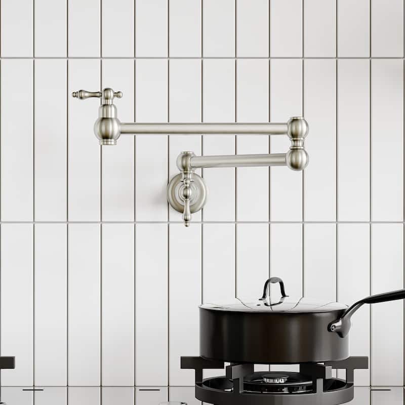 Wall Mount Filler Folding Kitchen Faucet