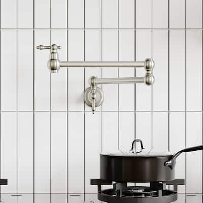 Wall Mount Filler Folding Kitchen Faucet