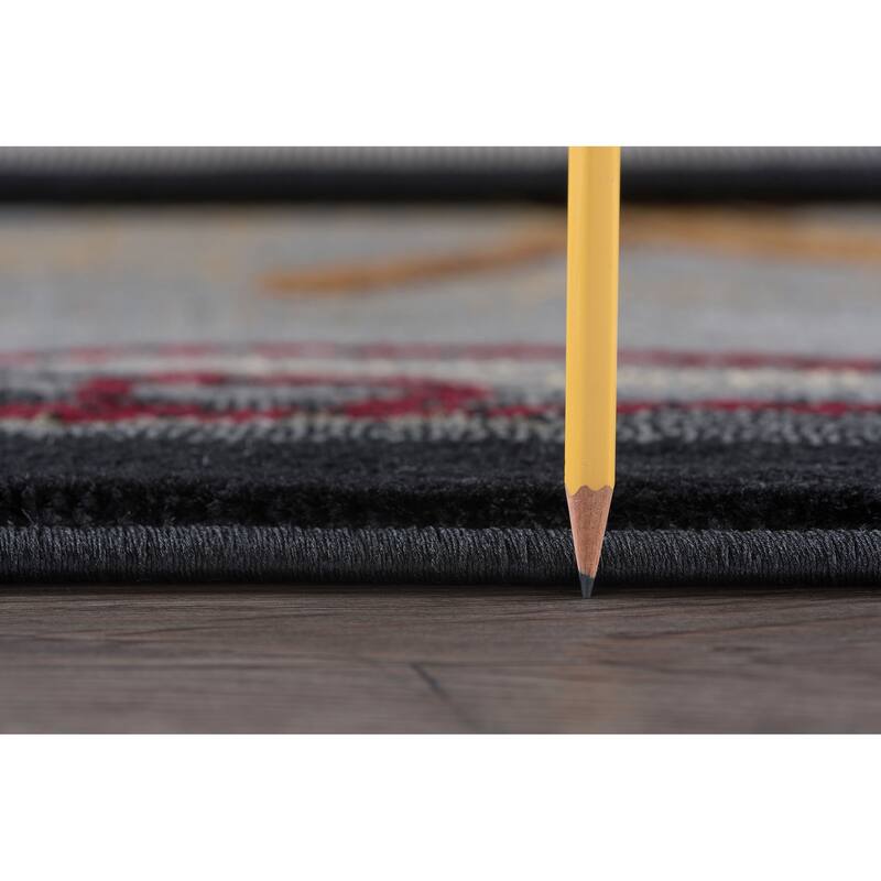Natural Lodge Novelty Graphic Indoor Area Rug