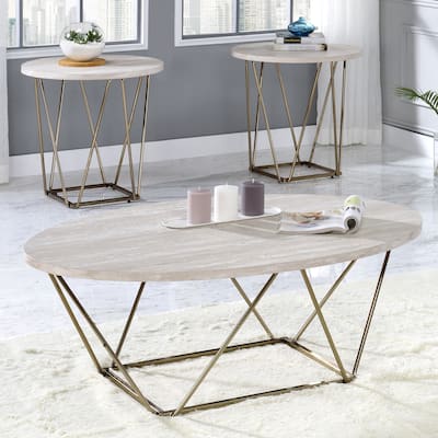 Steve Silver Ravine 3-Piece Occasional Table Set