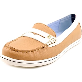 tommy hilfiger butter leather loafers