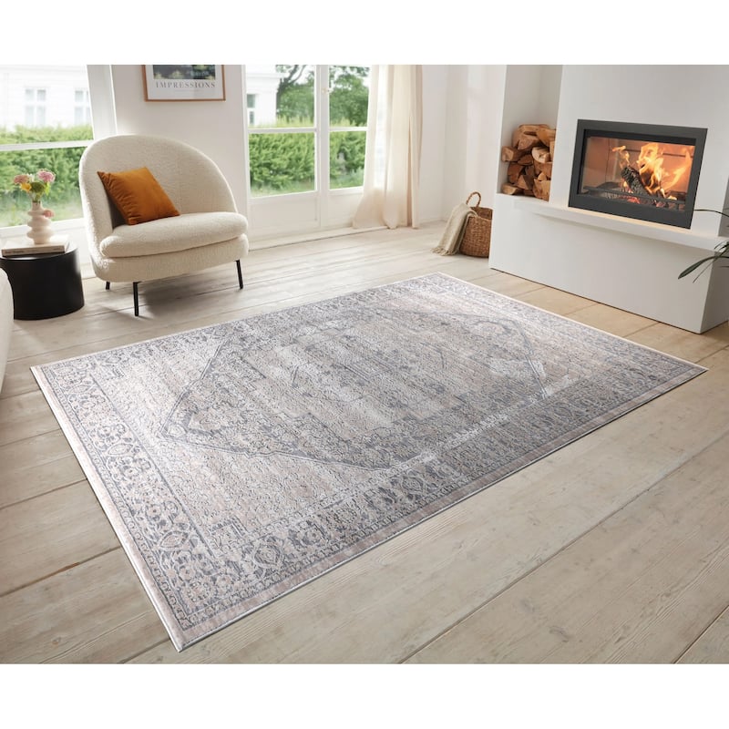 Ray Collection Modern Abstract Oriental Area Rug