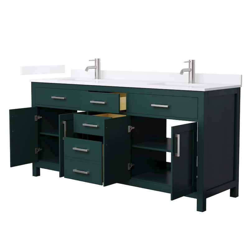 Wyndham Collection WCG2424-72D-QTZ-UNSMXX Beckett 72" Free Standing