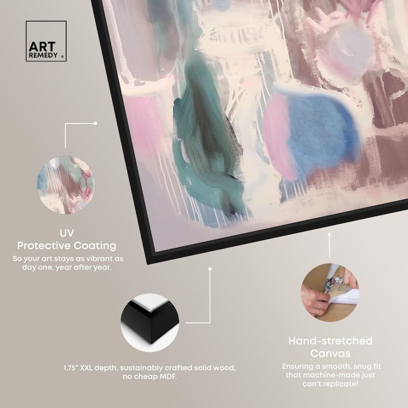 Silk and Satin I Canvas by Art Remedy