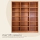 preview thumbnail 13 of 11, Concepts in Wood Bookshelf, 18 Shelf, Triple Wide, 84 inch Tall