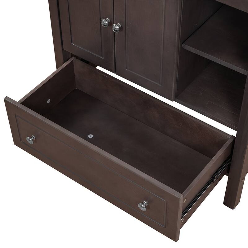 30" Bathroom Vanity with Sink Storage Cabinet and Drawers