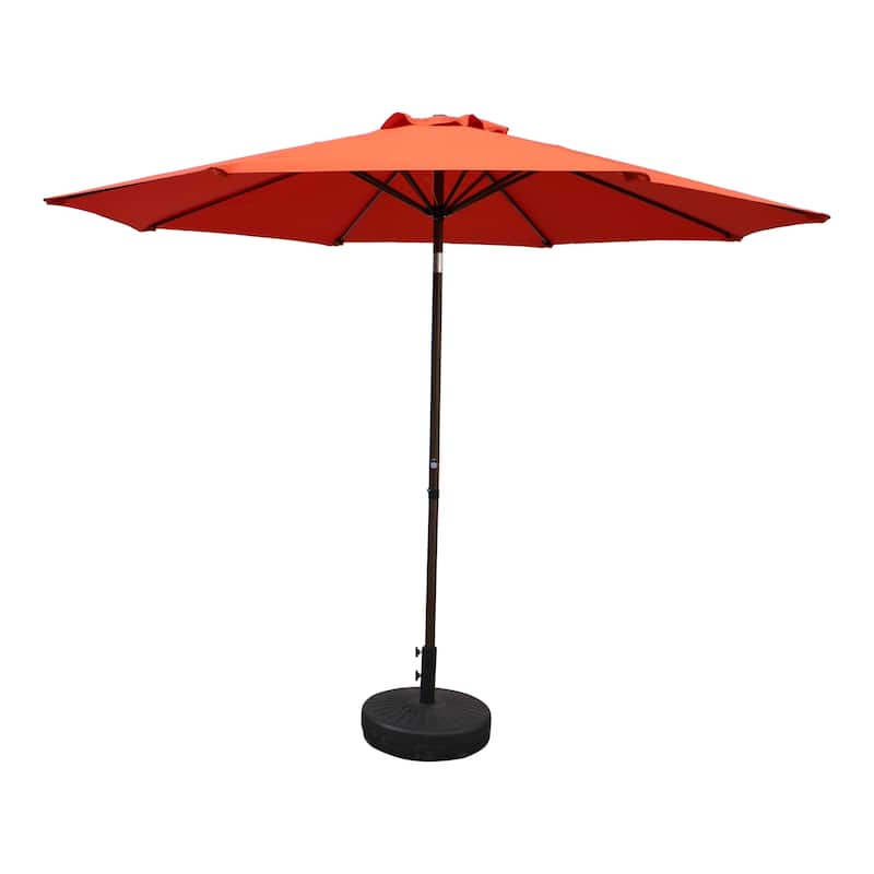 St. Kitts 10-foot Aluminum Patio Market Umbrella - Terra Cotta
