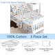 preview thumbnail 28 of 96, 3-Piece Cotton Toddler Sheet Set for Kids Boys & Girls (Animals, Fish, Sports, Floral)