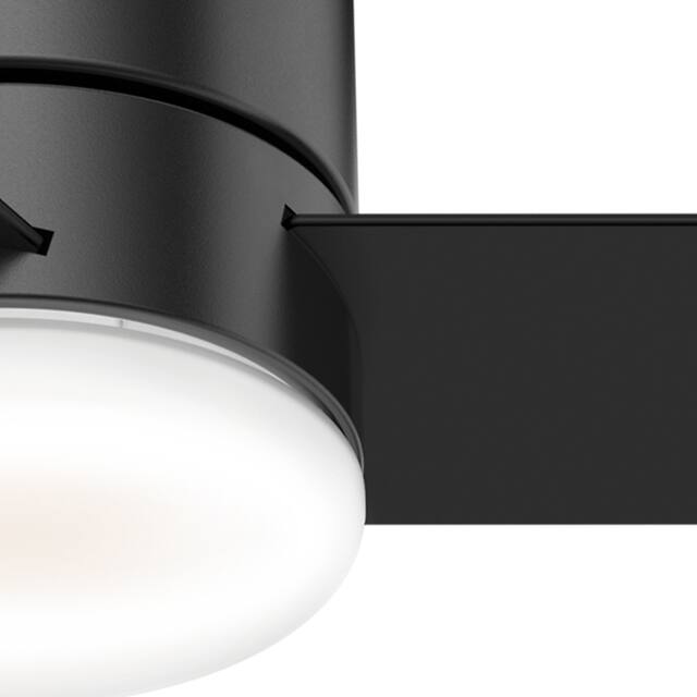 Hunter 44" Minimus Low Profile Ceiling Fan with LED Light, Handheld Remote