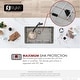preview thumbnail 5 of 27, STYLISH 27"L x 18"W Stainless Steel 18 Gauge Single Basin Undermount Kitchen Sink with Basket Strainer